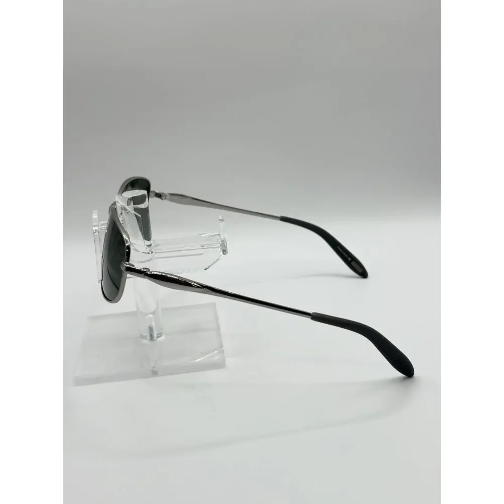 Timex Polarized Sunglasses Gunmetal Green Rectangular 58mm Unisex